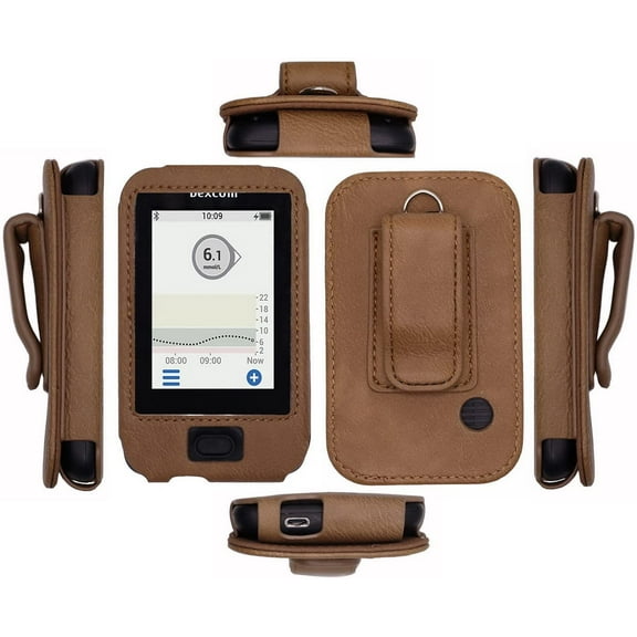 SNK Premium Fitted Leather Case with Screen Protector Including Neck Lanyard