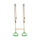 thumbnail image 1 of Juego de columpios de trapecio para niños y adultos, equipo de juegos con anillos de gimnasio Verde, 1 of 9