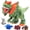 Dinosaur-Green, variant on MorisMos 7 Piece Dragon Stuffed Animals, 21.6 inch Soft Plush Blue Dragon with 4 Baby Toys and 2 Eggs