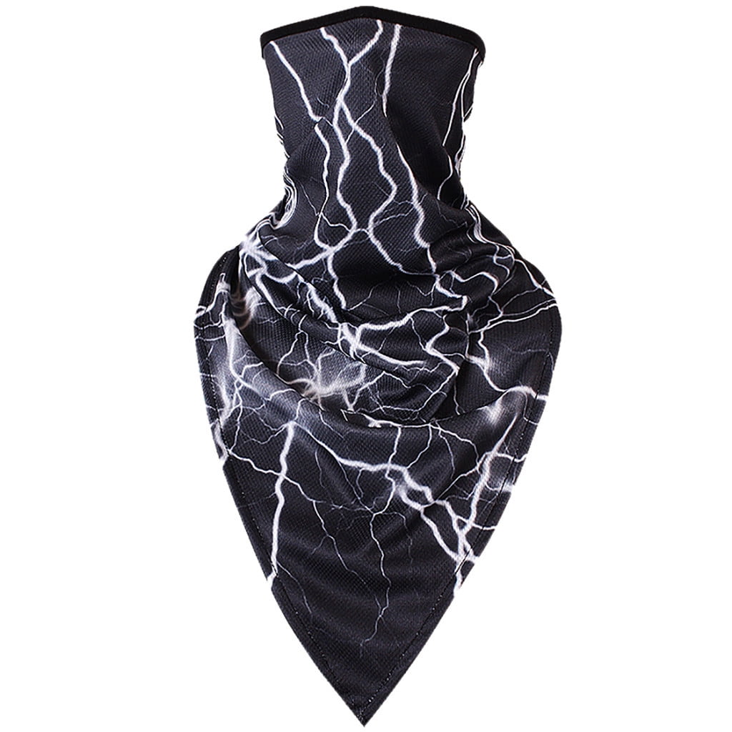 Men Women Seamless Outdoor Riding 3D Printing Quick-Drying Windproof Mask