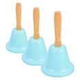thumbnail image 1 of Minkissy 3Pcs Cowbell Hand Bell Sky-blue Iron For Pets Training Activities, 1 of 8