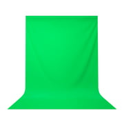 LS Photography 5 ft X 10 ft Green Chromakey Photo Video Studio Fabric Backdrop, Background Screen, Photography Studio, WMT1018