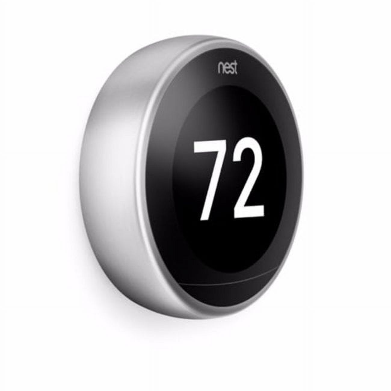 Google Nest 3rd Gen. Thermostat (Stainless Steel) - image 4 of 4