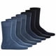 thumbnail image 1 of Camano Calcetines unisex, paquete de 7 - Calcetines cómodos en caja, caja de regalo, color liso Azul 35-38, 1 of 7