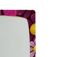 thumbnail image 2 of Ambesonne Summer Fitted Sheet, Flourish Flowers Cartoon, Queen Size, Hot Pink Lilac Orange, 2 of 2