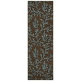 thumbnail image 5 of SAFAVIEH Soho Azalea Floral Wool Area Rug, Brown/Light Blue, 6' x 6' Square, 5 of 10