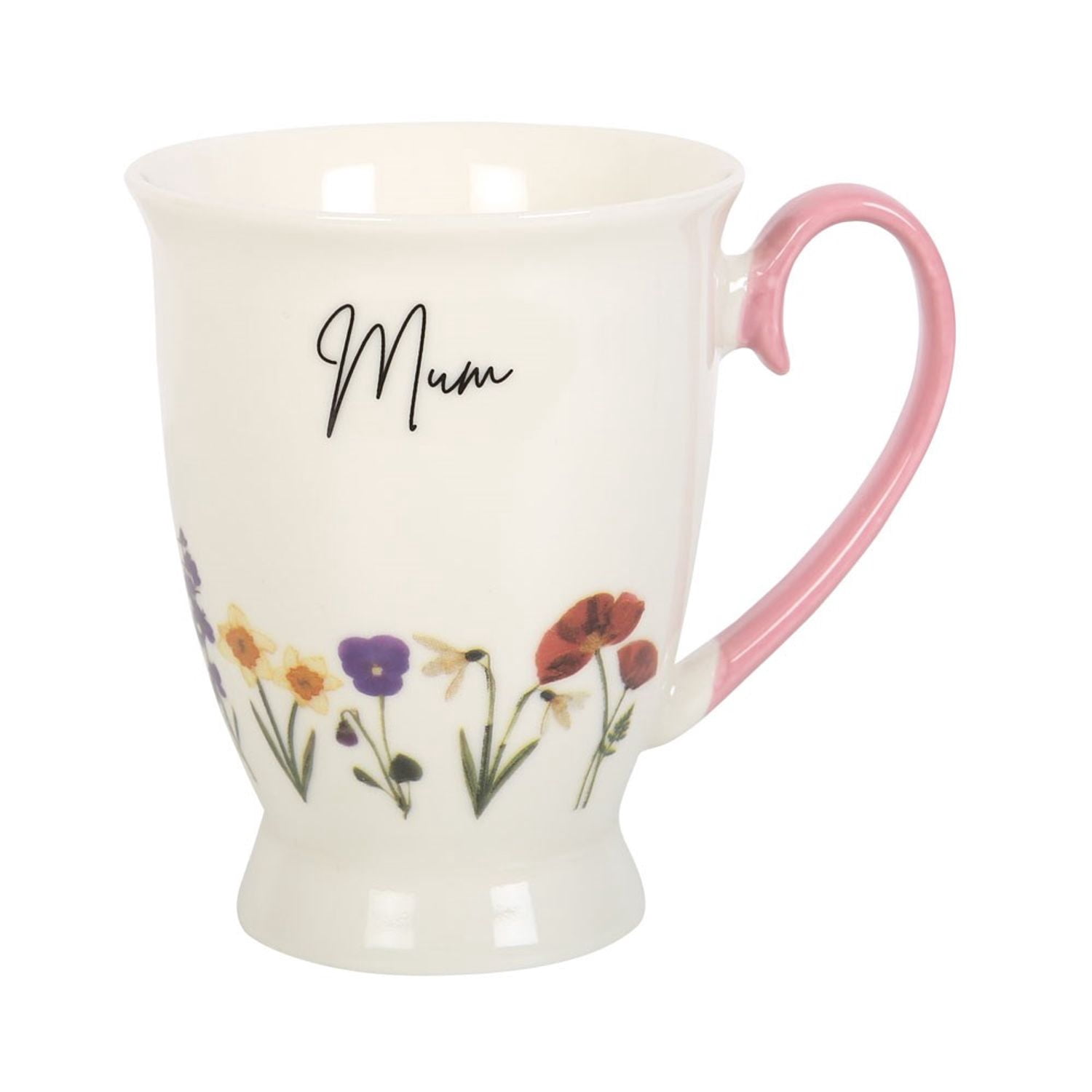 Something Different Tasse à Piédestal Fleurs Sauvages pour Maman