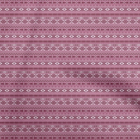 oneOone Cotton Poplin Twill Pink Fabric Geometric Craft Projects Decor Fabric Printed By The Yard 56 Inch Wide