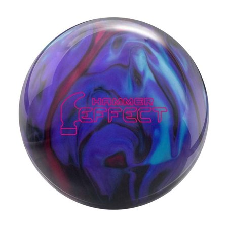 Hammer PRE-DRILLED Effect Bowling Ball - Maroon/Blue/Black/Purple 16lbs