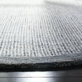 thumbnail image 3 of SAFAVIEH Abstract Clive Bordered Wool Area Rug, Navy/Ivory, 8' x 8' Round, 3 of 8