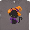 thumbnail image 4 of Inktastic Halloween Cat, Cute Cat, Black Cat, Witch Hat Boys or Girls Toddler T-Shirt, 4 of 5