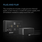 AC Infinity CONTROLLER 2, Fan Thermostat and Speed Controller, controls AIRPLATE, MULTIFAN, USB fans and devices, for AV Cabinet Cooling