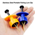 thumbnail image 3 of Soidarity Clip de señuelo para aparejos de pesca, abrazadera de cebo para peces Jigging de acero inoxidable, suministro Universal para barco de mar al Pescar Naranja Soidarity OD020929-02, 3 of 6