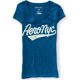 thumbnail image 1 of Camiseta Gráfica Aeropostale Cuello en V Mujer Pintura Hojaldre Brillante Azul Pequeña, 1 of 1