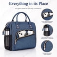 thumbnail image 6 of Insulated Lunch Box for Women, Cute & Reusable Cooler Lunch Bag for Work, Office & Picnic, Leak-Proof Tote with Shoulder Strap, 6 of 10