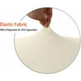thumbnail image 3 of STTOAY Round Bar Stool Seat Covers Washable Stool Cushion Slipcover Elastic Bar Chair Covers, Beige, 3 of 6