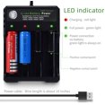 thumbnail image 4 of Chargeur de Batterie 18650 Chargeur de Batterie Lithium-Ion Chargeur de Batterie Rechargeable Adaptateur de Charge pour Cellules à 4 Fentes, Chargeur Universel Intelligent, 4 of 7