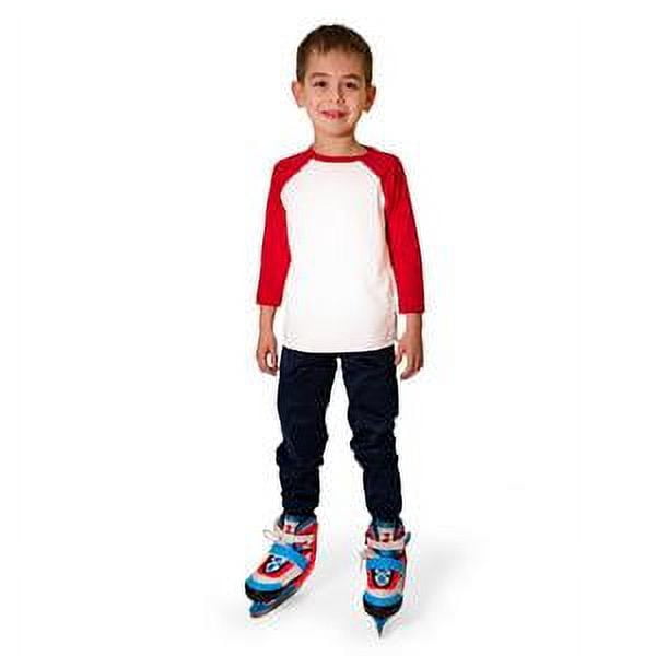 Spider Man Marvel Spidey Switcher Adjustable Boys Kids Switcher Skate Plastic Outer Shell and Steel Blade Red, 8-11 Size, 5.95 lb