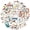 1A-35pcs, variant on 35pcs Funny Animal Stationery Stickers Cartoon Duck Stickers for Laptops Notebooks Suitcases