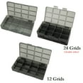 thumbnail image 3 of BUYISI 1pcs Multi-Grid Slots Tool Case Storage Boxes Adjustable Screw Jewelry Organizer 24 grids, 3 of 7
