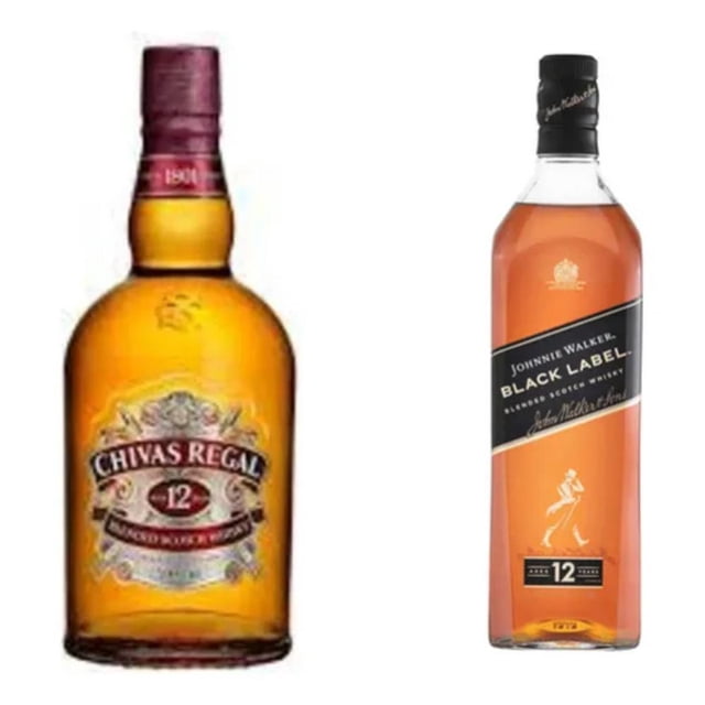 Black Label 750 ML Y Chivas 750 ML