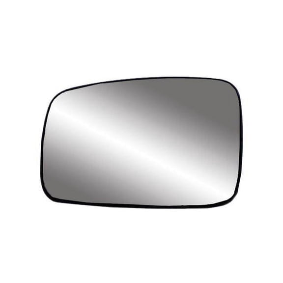 88243 - Fit System Driver Side Non-heated Mirror Glass w/ backing plate, Hyundai Sorento 03-09, 4 5/ 8" x 7 3/ 16" x 7 3/ 4" Fits select: 2003-2009 KIA SORENTO