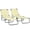 Beige, variant on 2 Piece Folding Chaise Lounge Chairs for Pool, Outdoor Sun Tanning Chairs with 5-Level Reclining Back, Steel Frame for Beach Patio Yard, Beige