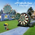 thumbnail image 6 of Relunch 10FT Giant Outdoor Inflatable Soccer Golf Darts Board w/8pcs Balls & Blower, 6 of 9