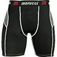 thumbnail image 2 of Marucci Youth Padded Baseball Sliding Shorts w/Cup Black XL, 2 of 2