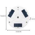 thumbnail image 6 of Gama Sonic White Resin Illuminated Plant Stand with Solar Power Lighting (2 Count), 6 of 10
