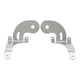 thumbnail image 1 of Soporte de montaje de foco, repuesto cromado de acero inoxidable izquierdo y derecho para Mini R50 R52 R53, 2 uds., 1 of 8