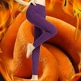 thumbnail image 3 of Leggings con forro polar para mujer - pantalones de yoga de invierno de cintura alta, 3 of 5
