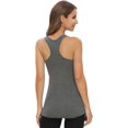 thumbnail image 4 of SURJDE Workout Tank Tops for Women Racerback Yoga Tanks Basic Athletic Activewear-4 Packs, 4 of 7
