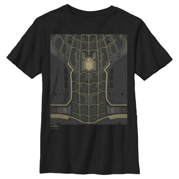 Boy's Marvel Spider-Man: No Way Home Black Suit  Graphic Tee Black X Small
