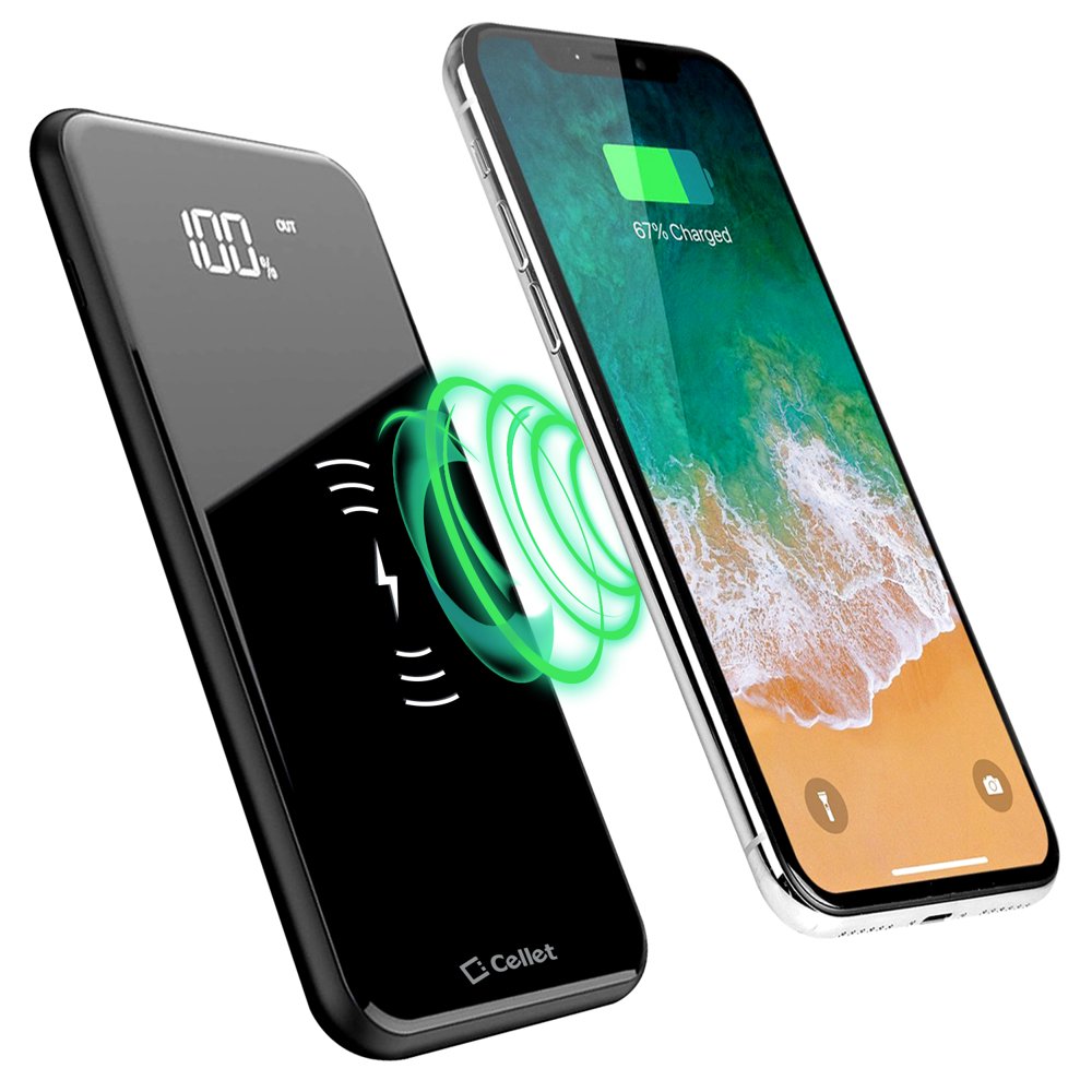 Qi Portable Wireless Charging Power Bank for iPhone Xs / Xs Max / X