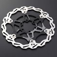 thumbnail image 2 of EeaseCA 160mm Bike Disc Brake Disc Rotor Simple Bike Disc Brake Kit for Mountain Outdoor Bike (Black), 2 of 7