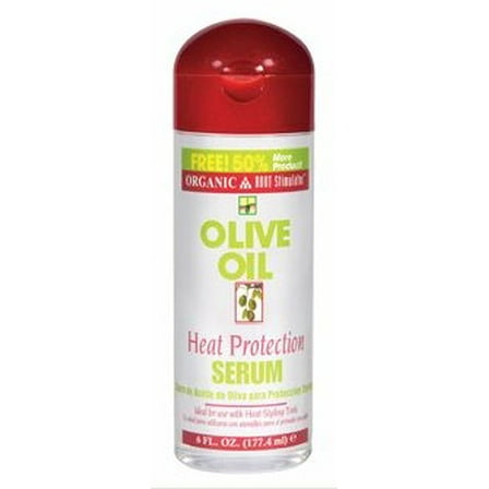 ORS Heat Protection Hair Serum 6 oz., Heat Damaged Hair, Moisturizing