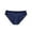 Navy, variant on ameIAEA Women's Cotton Underwear Mid Rise Lace Panties Full Coverage Breathable Stretch Briefs