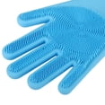 thumbnail image 6 of Wash Cleaning Gloves, Silicone Dishwashing Gloves - With Sponge Scrubbers - For Washing Kitchen, Bathroom, Car & More, 6 of 8