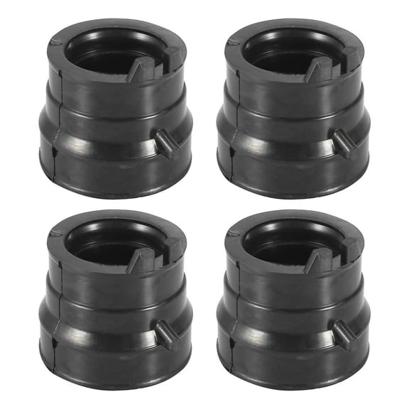 4pcs Motorcycle Intake Manifold Boot Joint Carburetor Connector for Honda CBR250 16211-KAZ-000