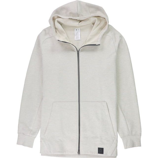 Reebok Mens Combat Legacy Full Hoodie Sweatshirt, beige, S