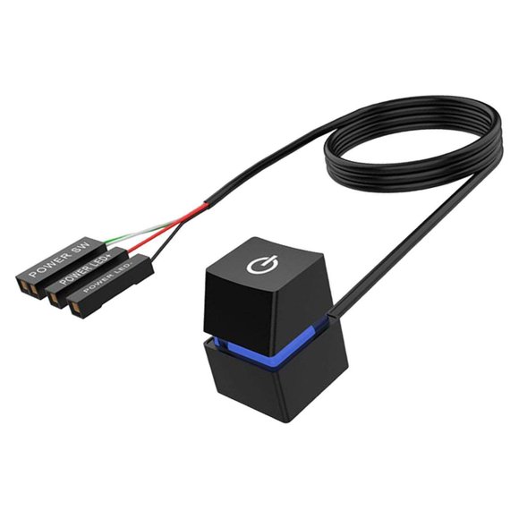 serony Remote Switches with Cables PC Motherboard Power Button for Desktop Computer A