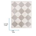 thumbnail image 3 of Livabliss Washable Rugs for Living Room, 2x3 Fossay Shag Modern Light Beige Area Rug, Bedroom Dining Room Home Decor Stain Resistant Carpet (2' x 2'11"), 3 of 7