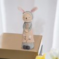 thumbnail image 3 of maskred Delightful Rabbit Statue Figurines Animal Sculpture Craft Wedding Gift female 8.5x23.5cm 1Set, 3 of 6