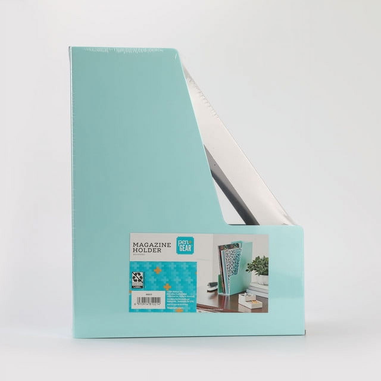 Pen + Gear Desk Organizer Magazine Holder, Mint