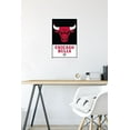 thumbnail image 4 of NBA Chicago Bulls - Logo 21 Wall Poster, 22.375" x 34" Framed, 4 of 4