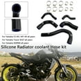 thumbnail image 1 of Silicone Radiator coolant Hose For Yamaha MT-09 XSR900 Tracer 9/GT all years Black, 1 of 13