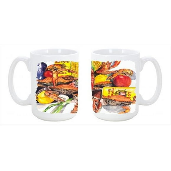 Verons et Crabes Tasse à Café en Céramique Lavable au Lave-Vaisselle et Micro-Ondable