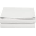 thumbnail image 4 of 1500 Collection Flat Sheet Soft Microfiber Top Sheet - All Colors Queen, White, 4 of 5