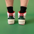thumbnail image 2 of Ni - ke Ni - ke Air Jordan 2 Retro Italy White Fire Red Sneakers OG DR8884-101 Mens Size 11, 2 of 5